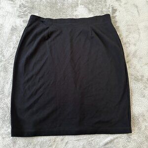 Eileen Fisher Black Pencil Skirt